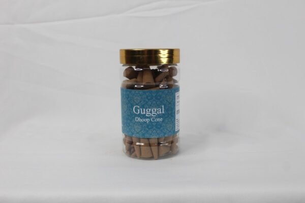 Guggal Dhoop Cone Jar Front Guggal Dhoop Cone Jar