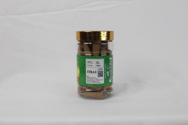 Mogra Dhoop Cone Jar Back Mogra Dhoop Cone Jar