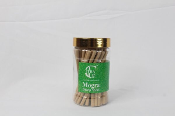 Mogra Dhoop Sticks Jar Front Mogra Dhoop Sticks Jar