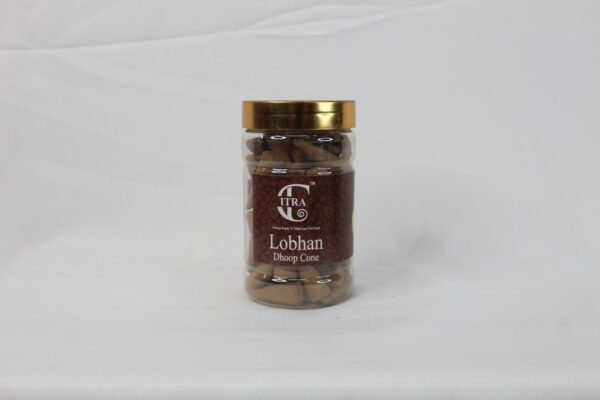 Lobhan Dhoop Cone Jar Front Lobhan Dhoop Cone Jar