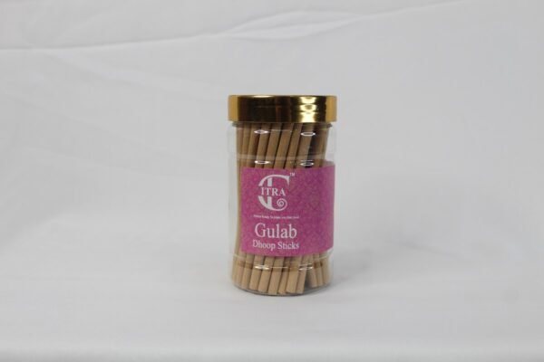 Gulab Dhoop Sticks Jar Front Gulab Dhoop Sticks Jar